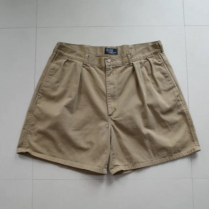 [BUNJANG] Polo Ralph Lauren 90s Made in USA Authentic Chino Shorts / 90s 폴로 랄프로렌 MADE IN USA 어센틱 사각탭 치노 반바지
