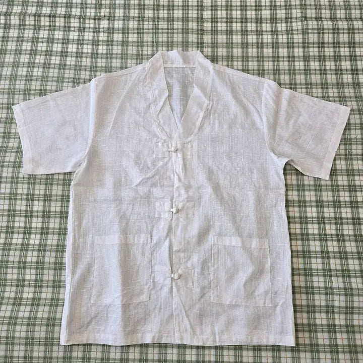 [BUNJANG] White Linen Modified Jeogori (Size 100) / 2ㅡ마 개량저고리  ㅡ100
