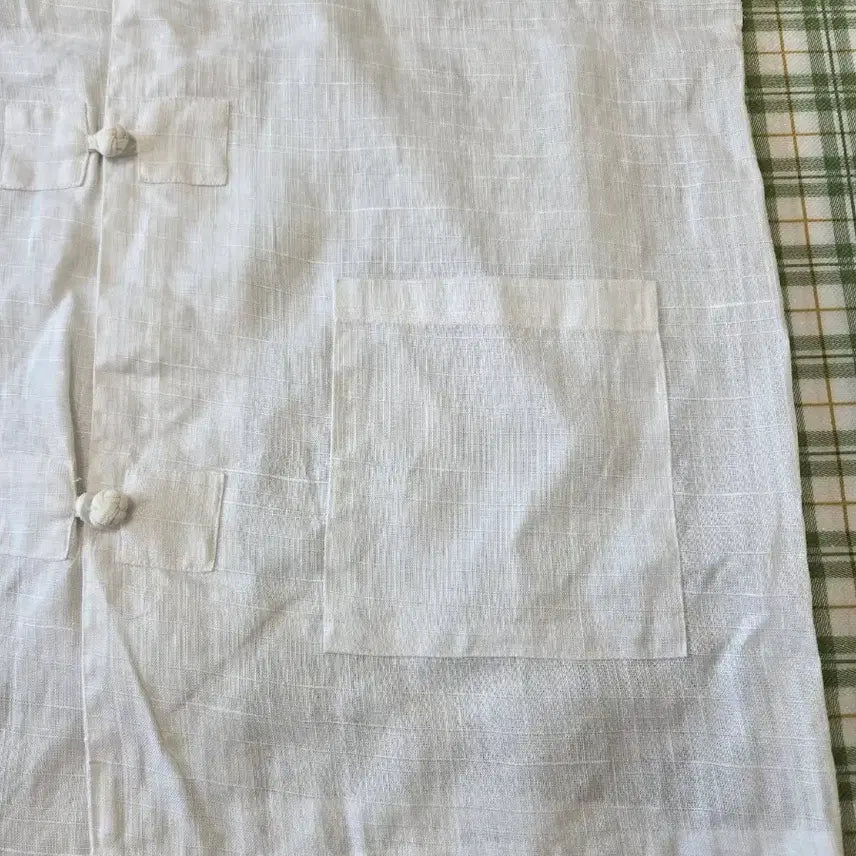 [BUNJANG] White Linen Modified Jeogori (Size 100) / 2ㅡ마 개량저고리  ㅡ100