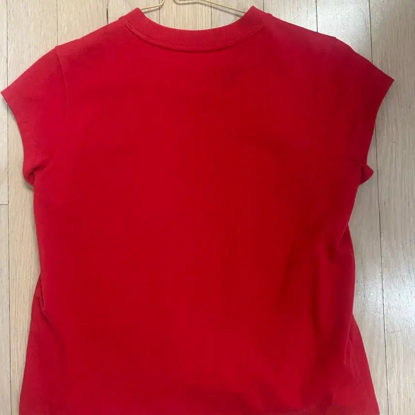 [BUNJANG] Mundal Eve Cotton T-Shirt Red / 문달 eve cotton t shirt 레드