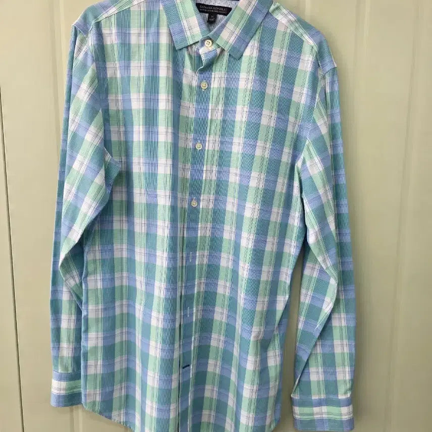 [BUNJANG] Banana Republic Check Shirt M / 바나나리퍼블릭 체크 셔츠 남방 M