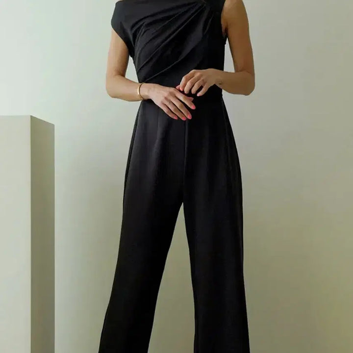 [BUNJANG] Kamepoun Black Jumpsuit (Size S) / 새상품 케임어폰 블랙 점프수트