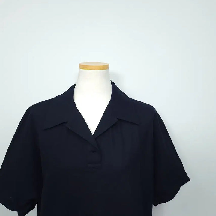 [BUNJANG] Esselia Cotton Short-Sleeve Collar T-Shirt / 에셀리아 새상품 반팔 카라 티셔츠 코튼 66