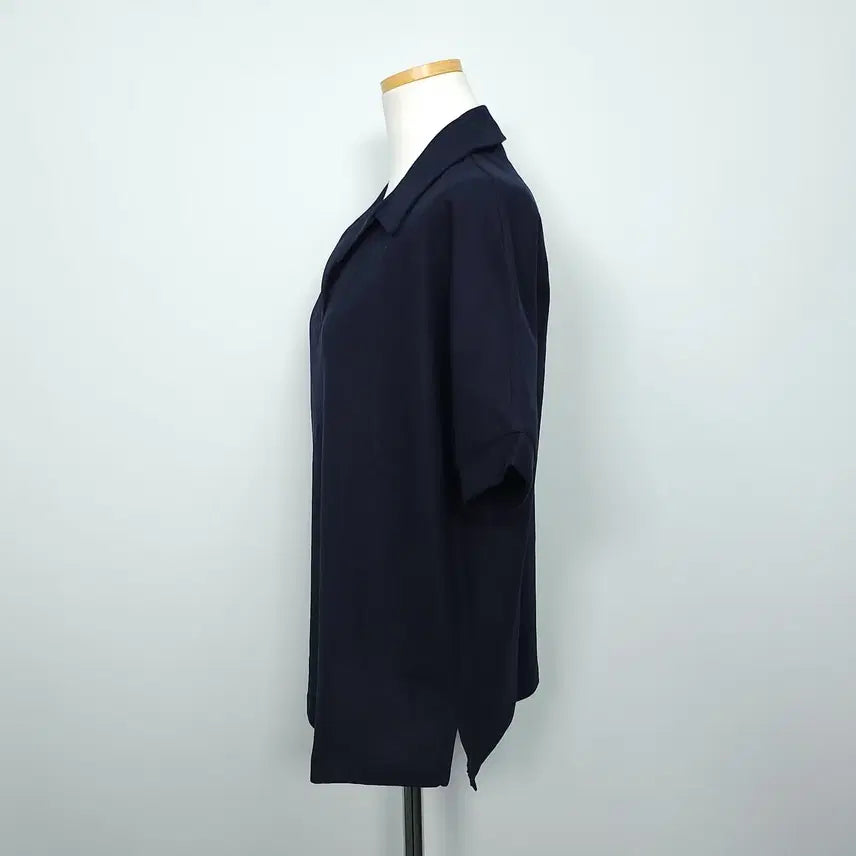 [BUNJANG] Esselia Cotton Short-Sleeve Collar T-Shirt / 에셀리아 새상품 반팔 카라 티셔츠 코튼 66