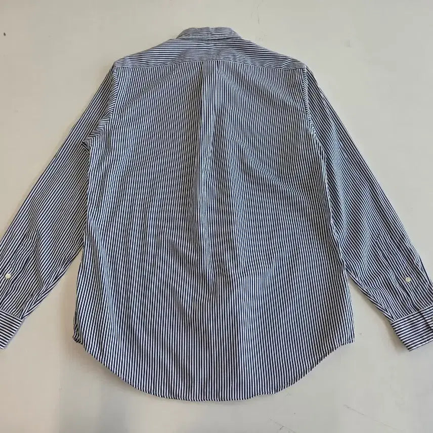 [BUNJANG] Polo Ralph Lauren Blue Stripe Classic Fit Shirt / 폴로 랄프로렌 블루 스트라이프 셔츠 M