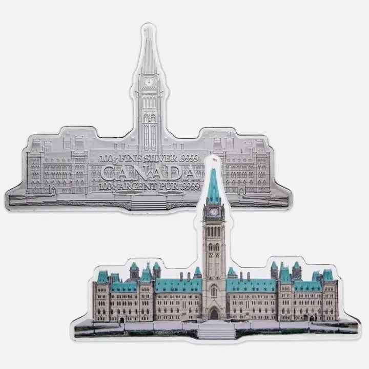 [BUNJANG] Canada Parliament Building 100g 99.99% Silver Coin / 2028 캐나다 국회의사당 은화/컬러 100g 9999% 실버