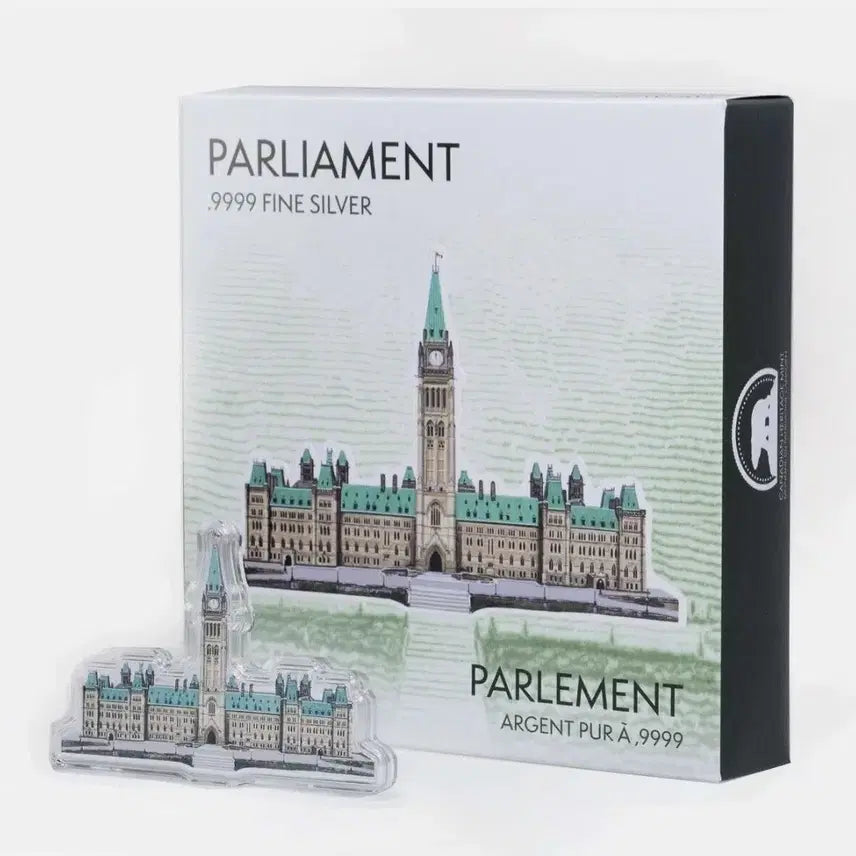 [BUNJANG] Canada Parliament Building 100g 99.99% Silver Coin / 2028 캐나다 국회의사당 은화/컬러 100g 9999% 실버