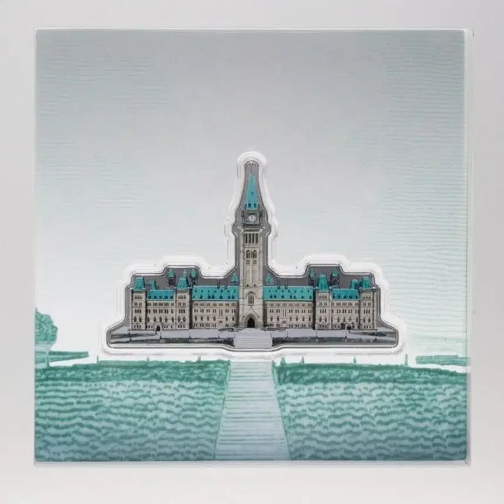 [BUNJANG] Canada Parliament Building 100g 99.99% Silver Coin / 2028 캐나다 국회의사당 은화/컬러 100g 9999% 실버