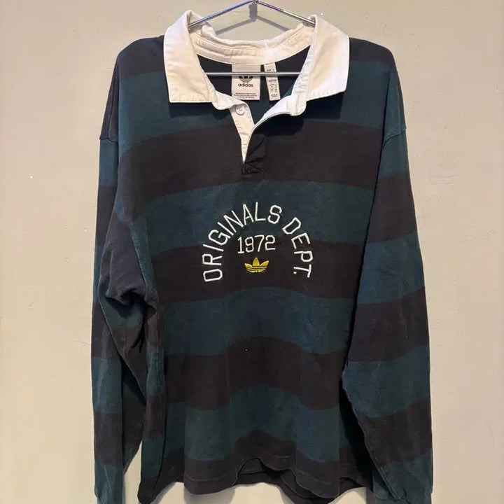 [BUNJANG] Adidas Authentic Rugby Shirt / 아디다스 정품 럭비티