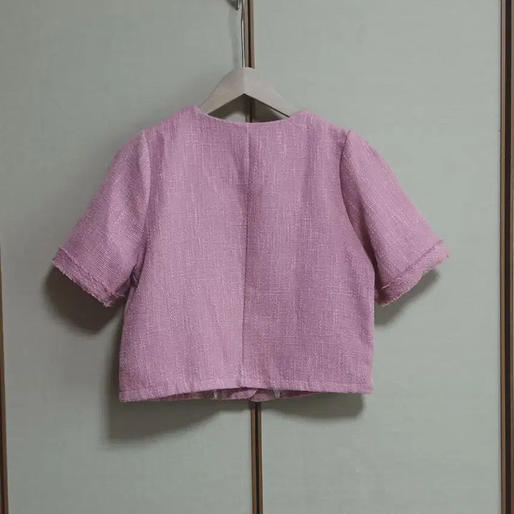 [BUNJANG] Tweed Short Sleeve Jacket / 트위드 반팔 자켓