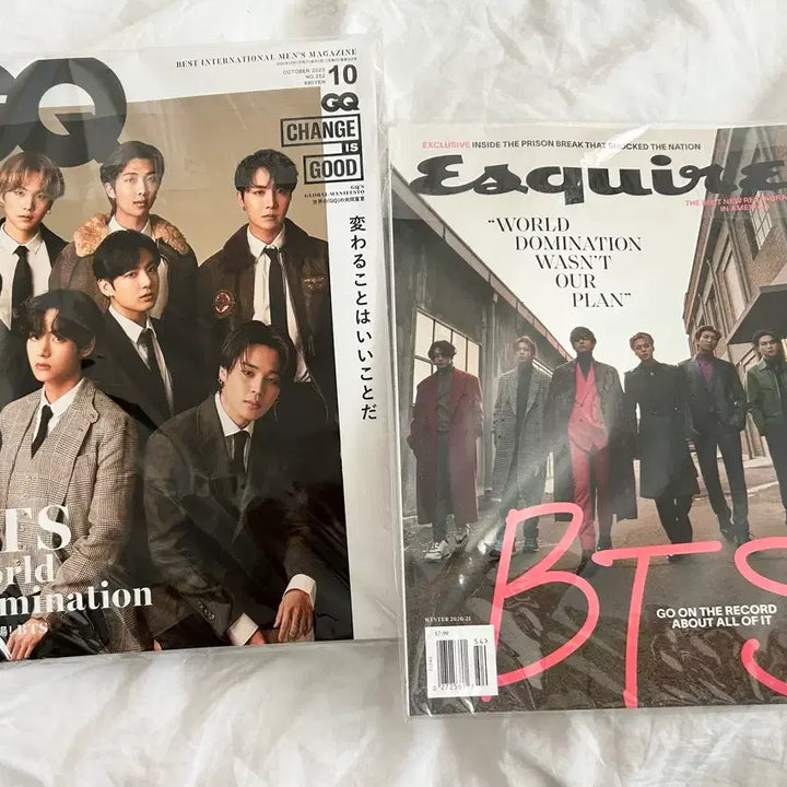 [BUNJANG] GQ Magazine October 2020 Issue BTS Cover / GQ 2020 10월호 BTS 방탄소년단 커버 잡지