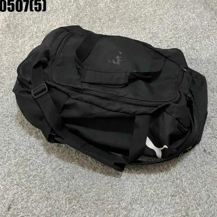 [BUNJANG] Puma Black Sport Duffel Bag / 푸마 블랙 스포츠 더플백 가방