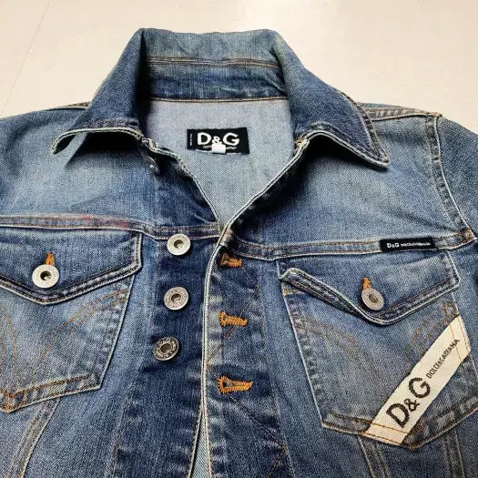 [BUNJANG] Dolce &amp; Gabbana Washed Denim Jacket Women&