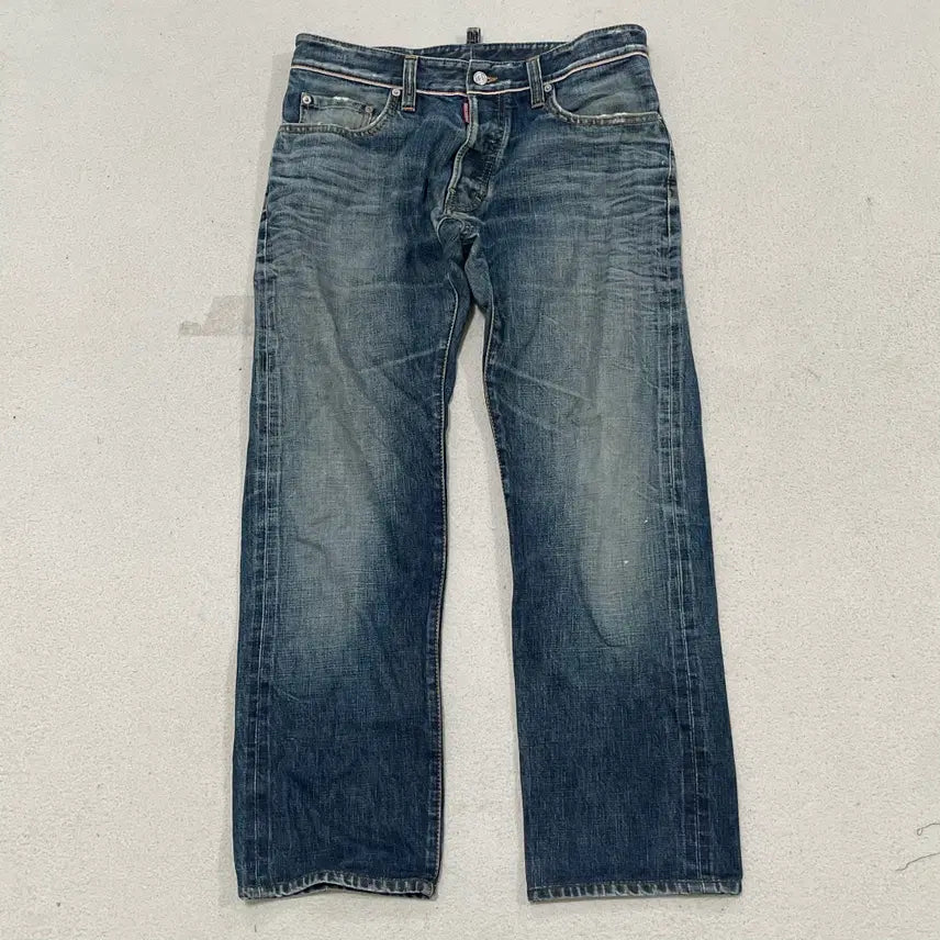 [BUNJANG] DSQUARED2 Washed Back Pocket Denim Pants / 50 디스퀘어드2 워싱 백 포인트 데님팬츠 0506