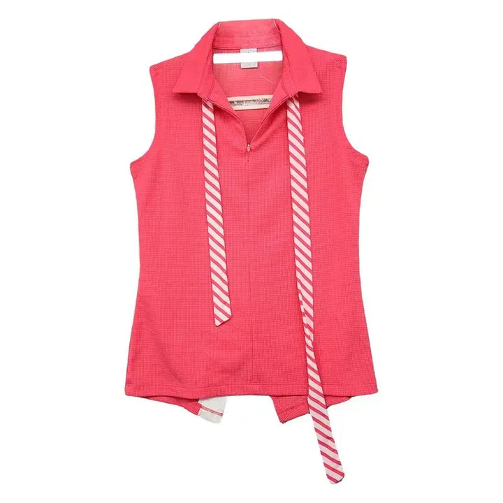 [BUNJANG] Le Coq Sportif Pink Blouse - Size S / 르꼬끄 스포츠 핑크 블라우스 S