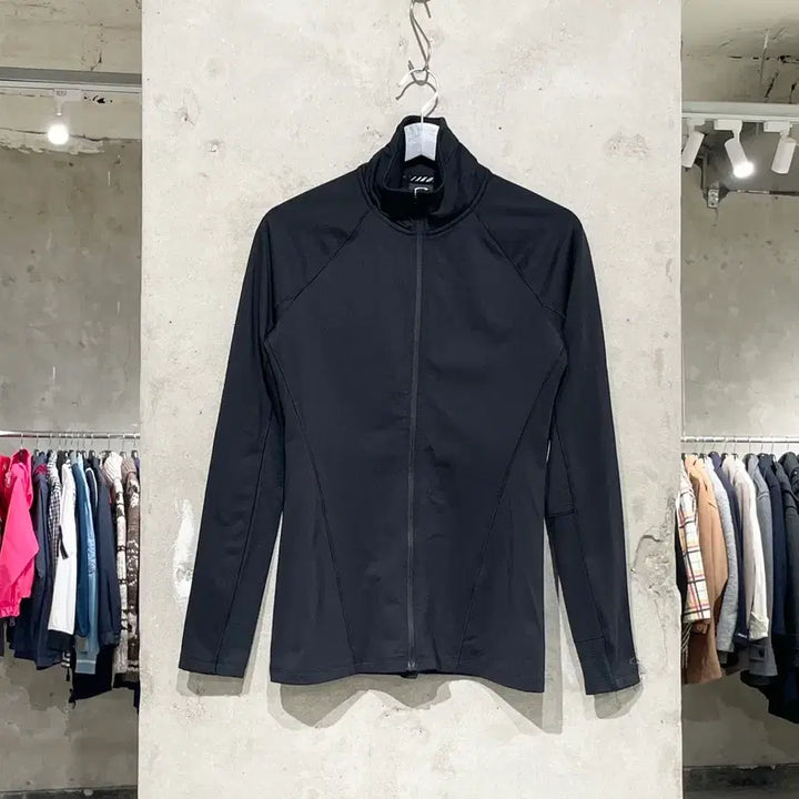 [BUNJANG] Oakley Black Regular Fit Slim Zip-up Jersey / 오클리 블랙 레귤러 핏 슬림 집업 져지
