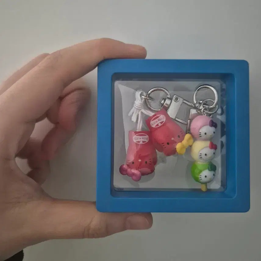 [BUNJANG] Hello Kitty Mini Mini Keyring Set (Boxing / Tanghulu) / 헬로키티 미니미 키링 세트 (복싱/탕후루)