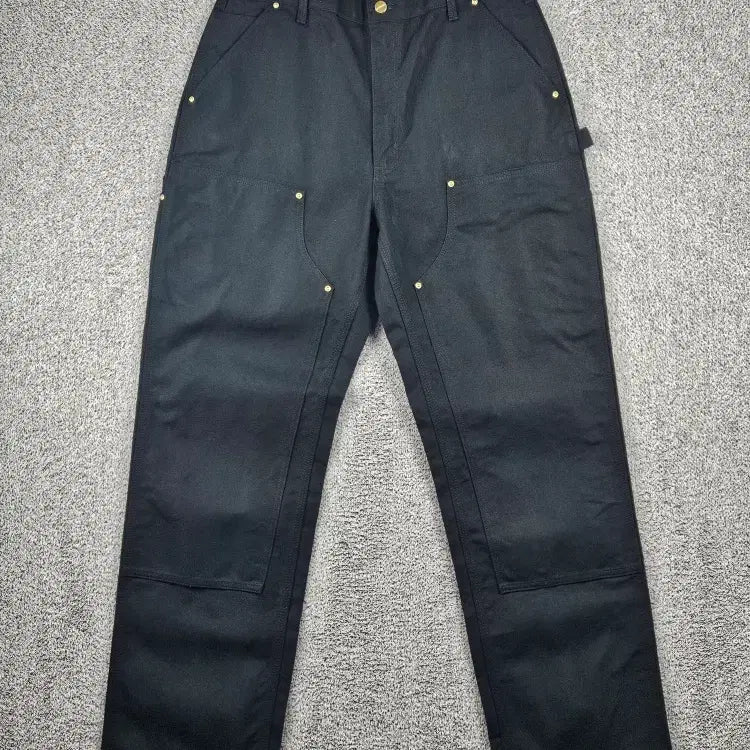 [BUNJANG] Carhartt Duck Canvas Double Knee Carpenter Pants Black 36x34 / 칼하트 덕캔버스 더블니 카펜터 팬츠 ( 36X34 ) / 12112