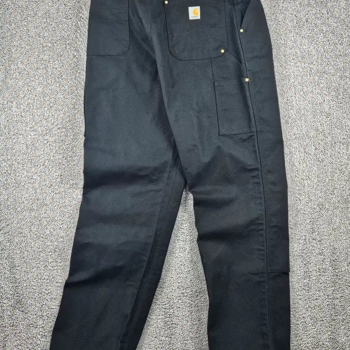 [BUNJANG] Carhartt Duck Canvas Double Knee Carpenter Pants Black 36x34 / 칼하트 덕캔버스 더블니 카펜터 팬츠 ( 36X34 ) / 12112