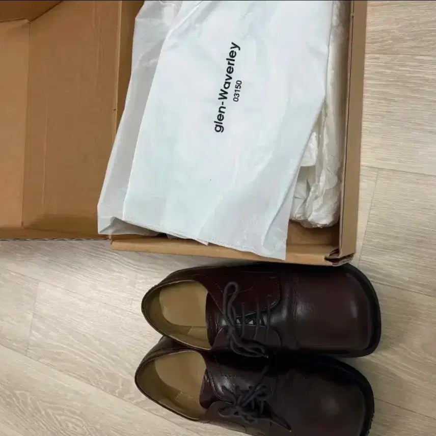 [BUNJANG] Brown Derby Shoes (235) / 브라운 더비슈즈 235