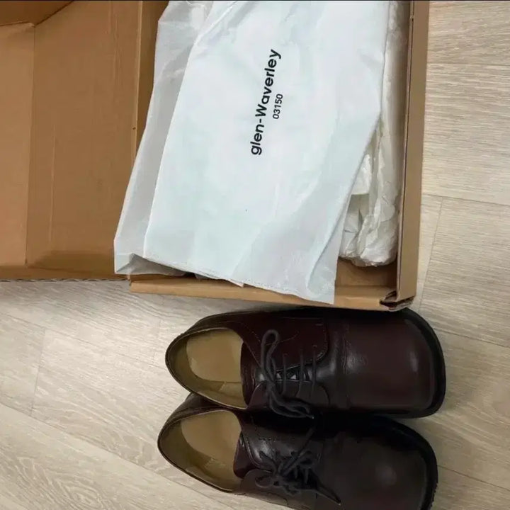 [BUNJANG] Brown Derby Shoes (235) / 브라운 더비슈즈 235
