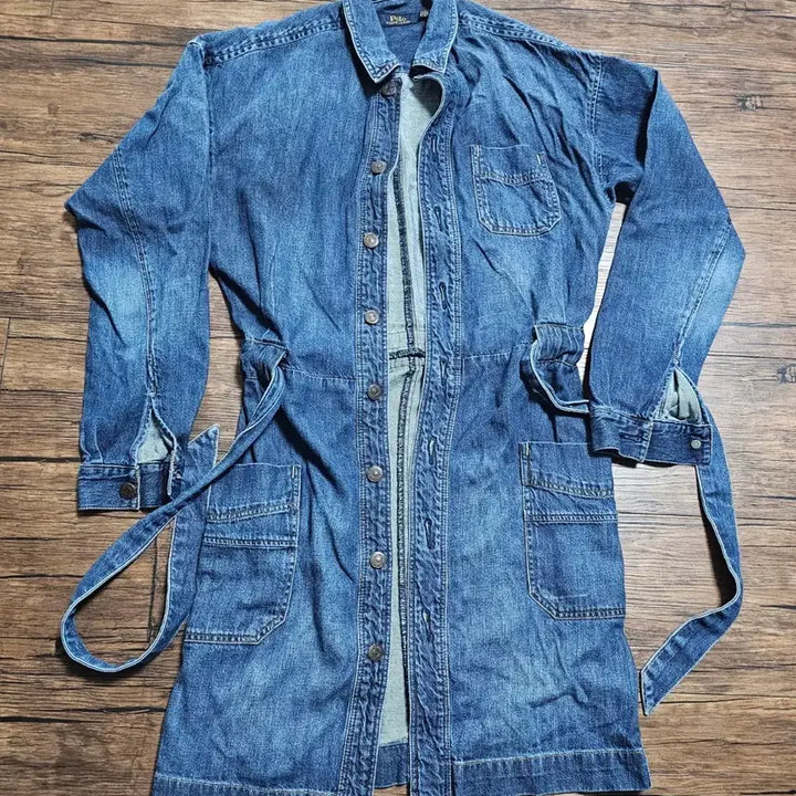 [BUNJANG] Polo Ralph Lauren Denim Midi Dress / 폴로 데님 원피스
