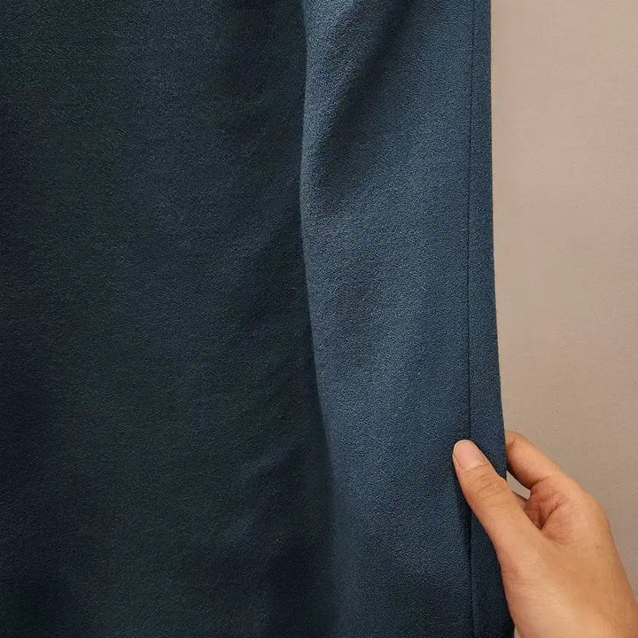 [BUNJANG] Vintage Basic Minimal Midi Skirt / 빈티지 베이직 미니멀 블루그린 미디스커트