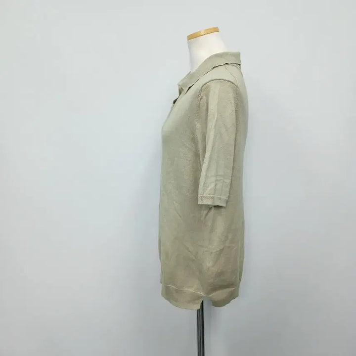 [BUNJANG] Casual 21SS Half Sleeve Polo Knit T-Shirt / 캐주얼 21SS 마 반팔 카라 니트 66