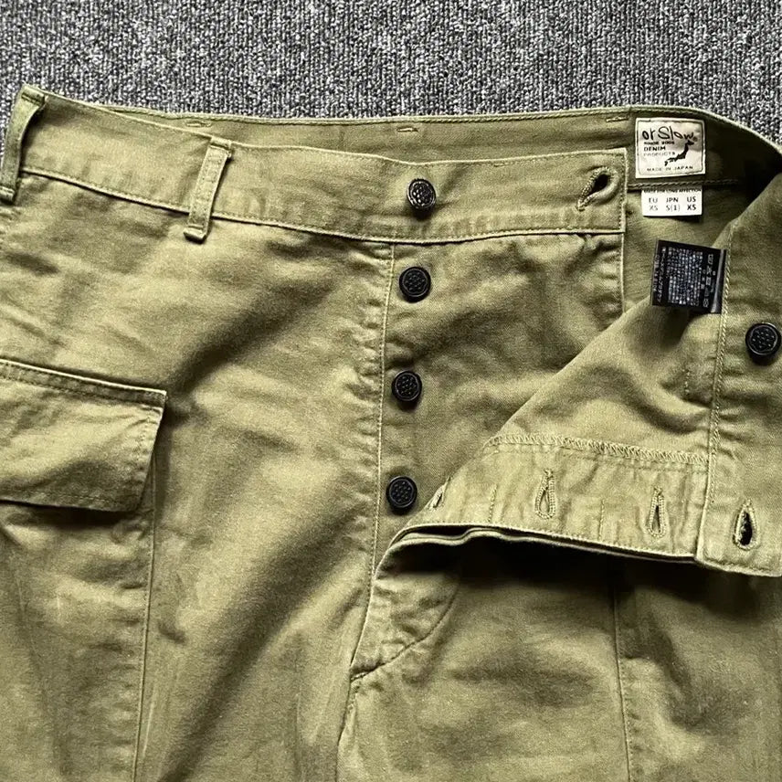 [BUNJANG] Orslow US Army 2 Pocket Cargo Pants M43 Size 1 / 오어슬로우 2포켓 카고 팬츠 M43 1사이즈