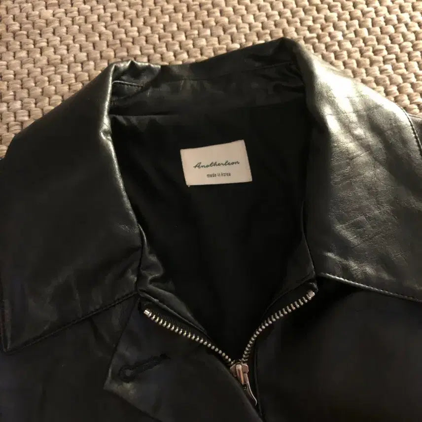 [BUNJANG] Anotherleon Leather Cropped Jacket / Anotherleon 레더 크롭 자켓