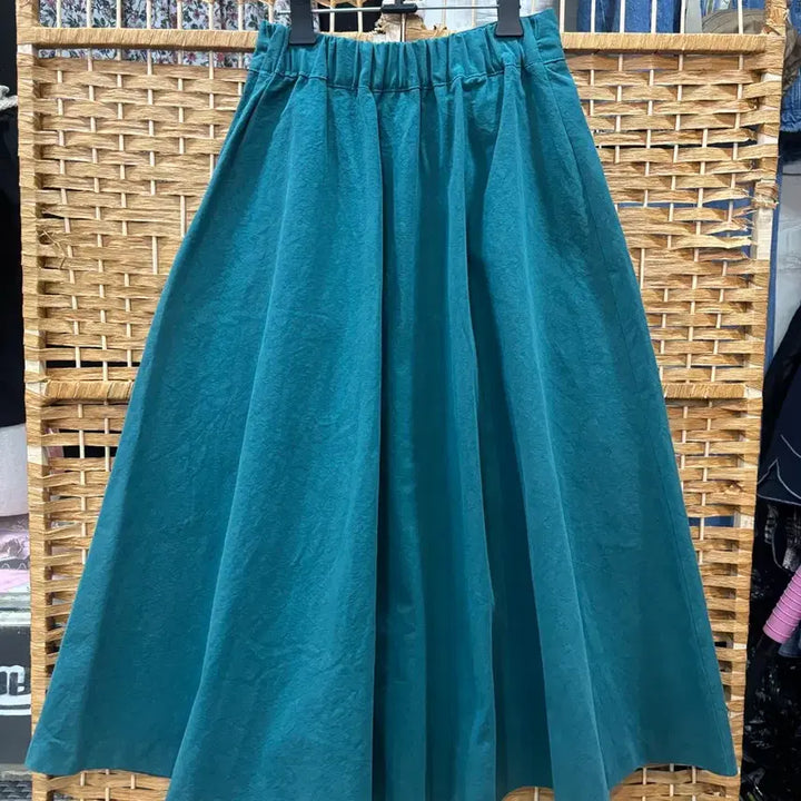 [BUNJANG] Huria Cotton Long Skirt / 후리아 면 치마
