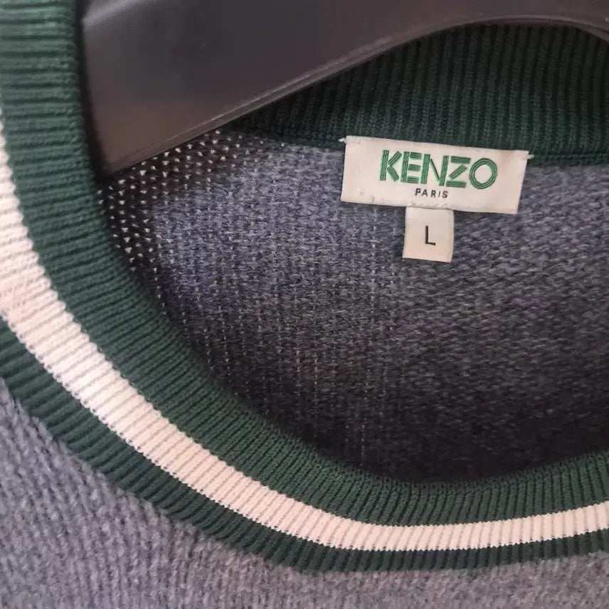 [BUNJANG] Kenzo Tiger Embroidered Knit L / KENZO 겐조 타이거 자수 니트 L