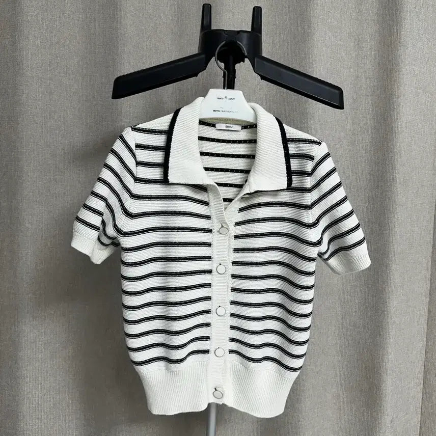 [BUNJANG] Some J Knit Short Sleeve Cardigan / 썸제이 니트 반팔 가디건