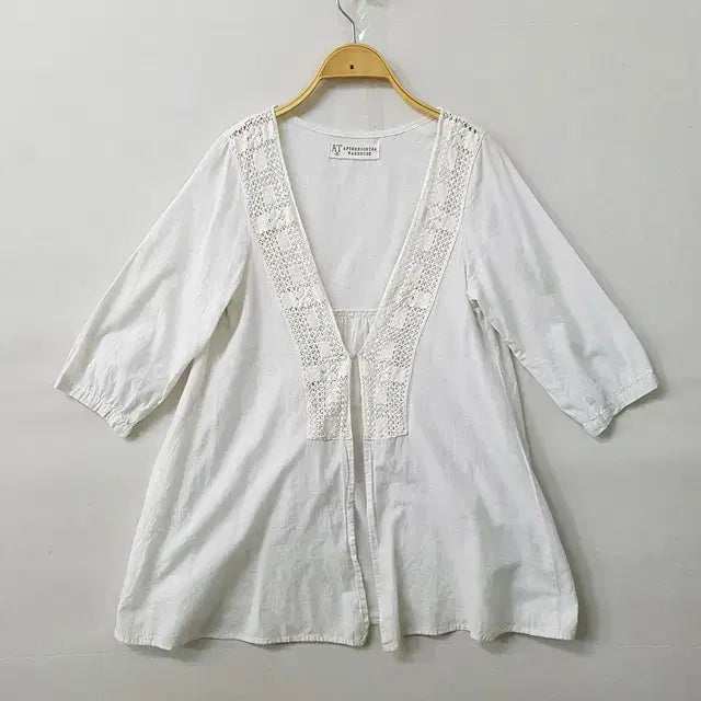 [BUNJANG] Afternoon TEA Cotton Robe White / Afternoon TEA 코튼 로브 화이트