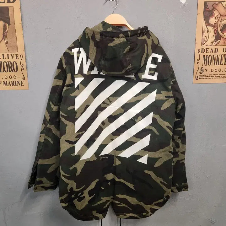 [BUNJANG] Off-White Camouflage Hoodie Jacket / 오프화이트 카모플라쥬 후드 자켓