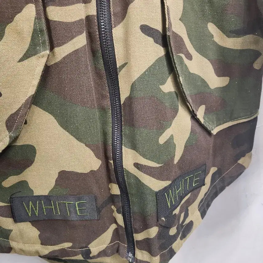 [BUNJANG] Off-White Camouflage Hoodie Jacket / 오프화이트 카모플라쥬 후드 자켓