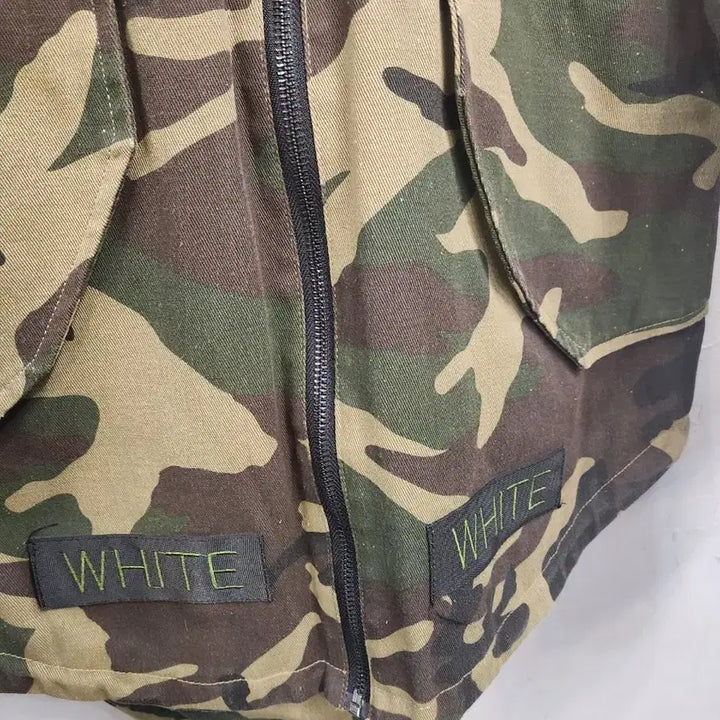 [BUNJANG] Off-White Camouflage Hoodie Jacket / 오프화이트 카모플라쥬 후드 자켓