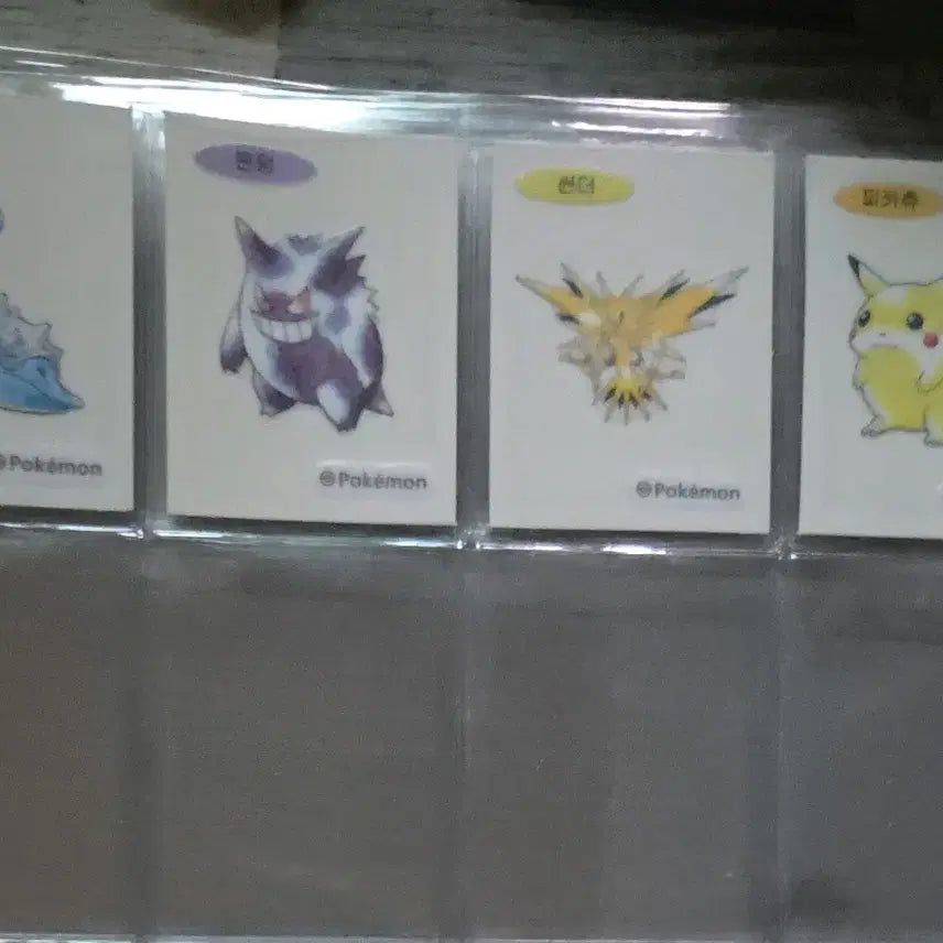 [BUNJANG] Pokemon 30th Anniversary Artwork Stickers / 포켓몬 띠부씰 30주년씰 아트웍 띠부씰