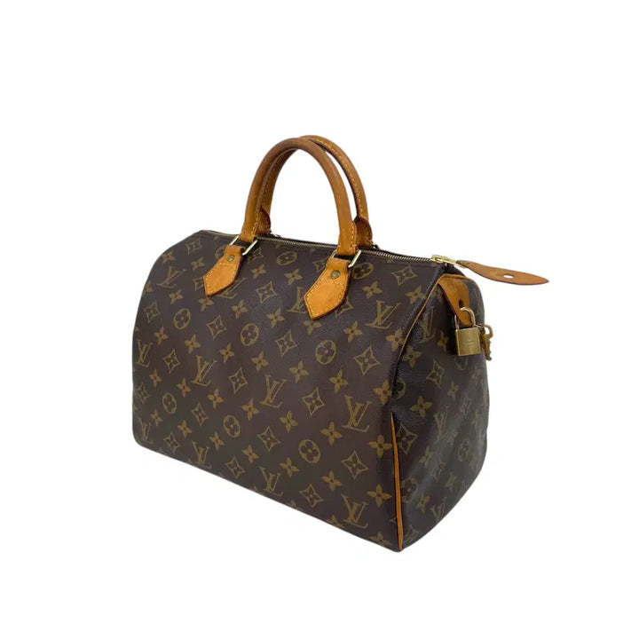 [BUNJANG] Louis Vuitton Monogram Canvas Speedy 30 Tote Bag / 루이비통 M41526 모노그램 캔버스 스피디 30 토트백H00290
