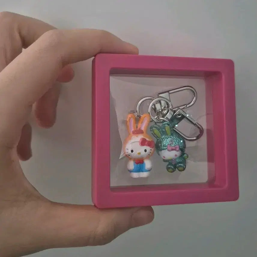 [BUNJANG] Hello Kitty Rabbit Mini Me Keychain Set / 헬로키티 토끼 미니미 키링 세트
