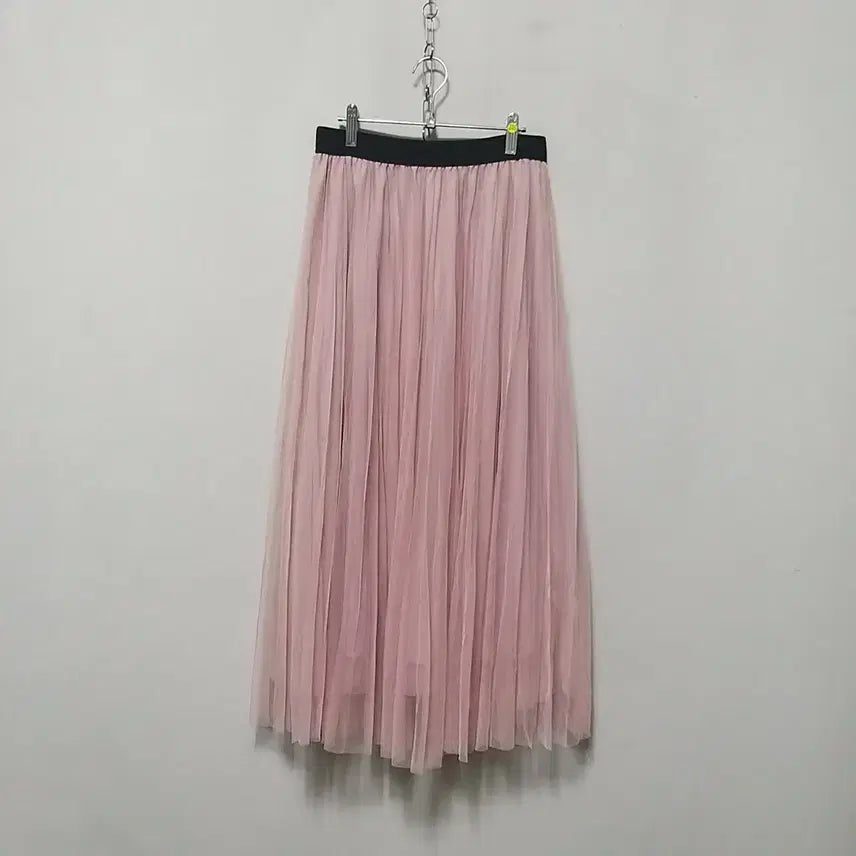 [BUNJANG] Shalong Long Skirt - Pink / ㅎ245 샤롱스커트