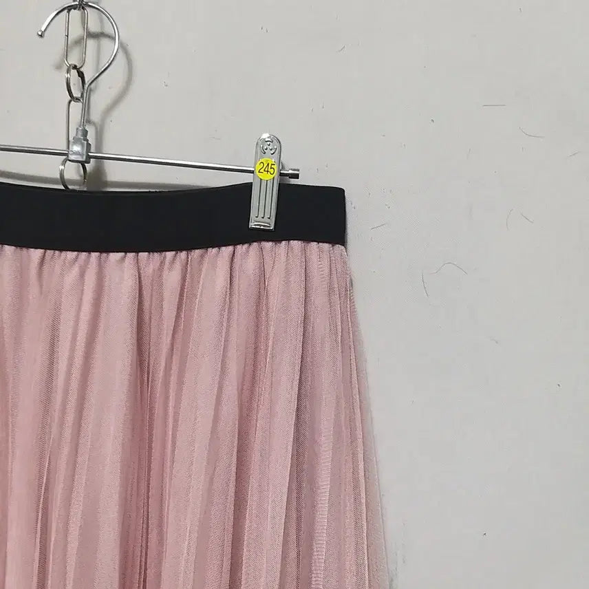 [BUNJANG] Shalong Long Skirt - Pink / ㅎ245 샤롱스커트