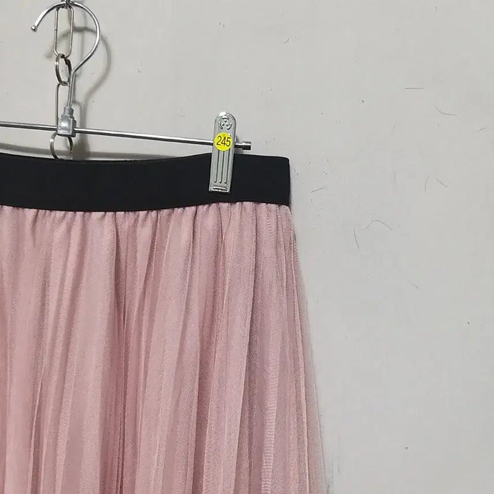 [BUNJANG] Shalong Long Skirt - Pink / ㅎ245 샤롱스커트