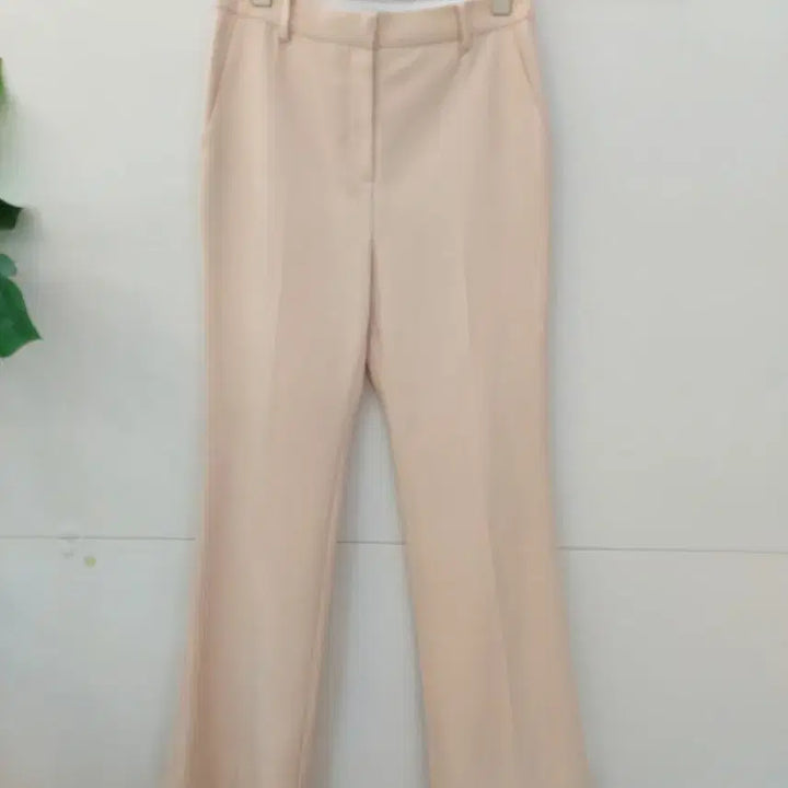 [BUNJANG] Semi Bootcut Slacks (Light Pink) / 연핑크 세미부츠컷 슬랙스 26~27