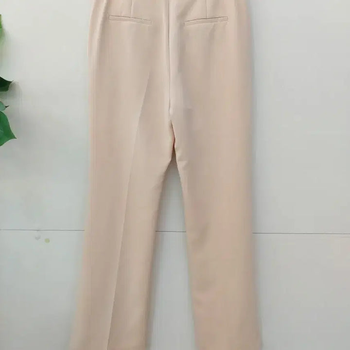 [BUNJANG] Semi Bootcut Slacks (Light Pink) / 연핑크 세미부츠컷 슬랙스 26~27