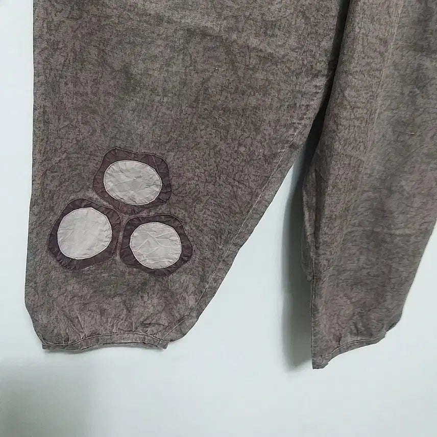 [BUNJANG] Cotton Pants with Embroidered Detail / ㅎ246 면마바지