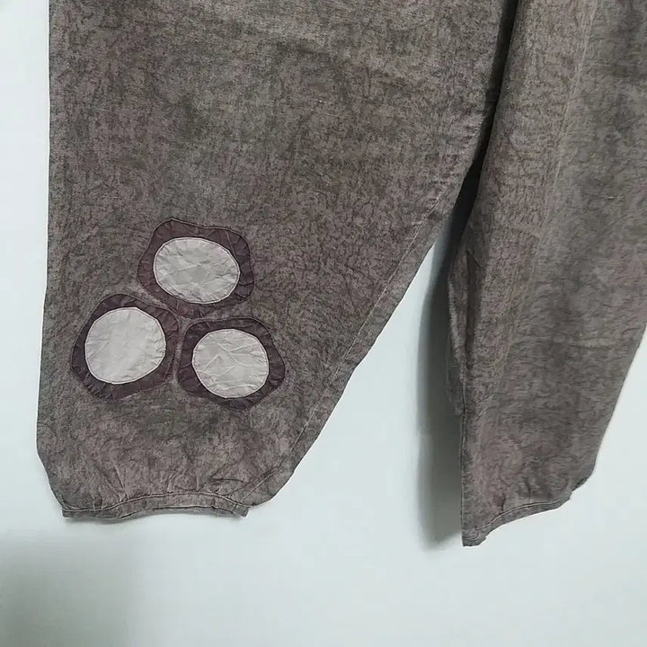 [BUNJANG] Cotton Pants with Embroidered Detail / ㅎ246 면마바지