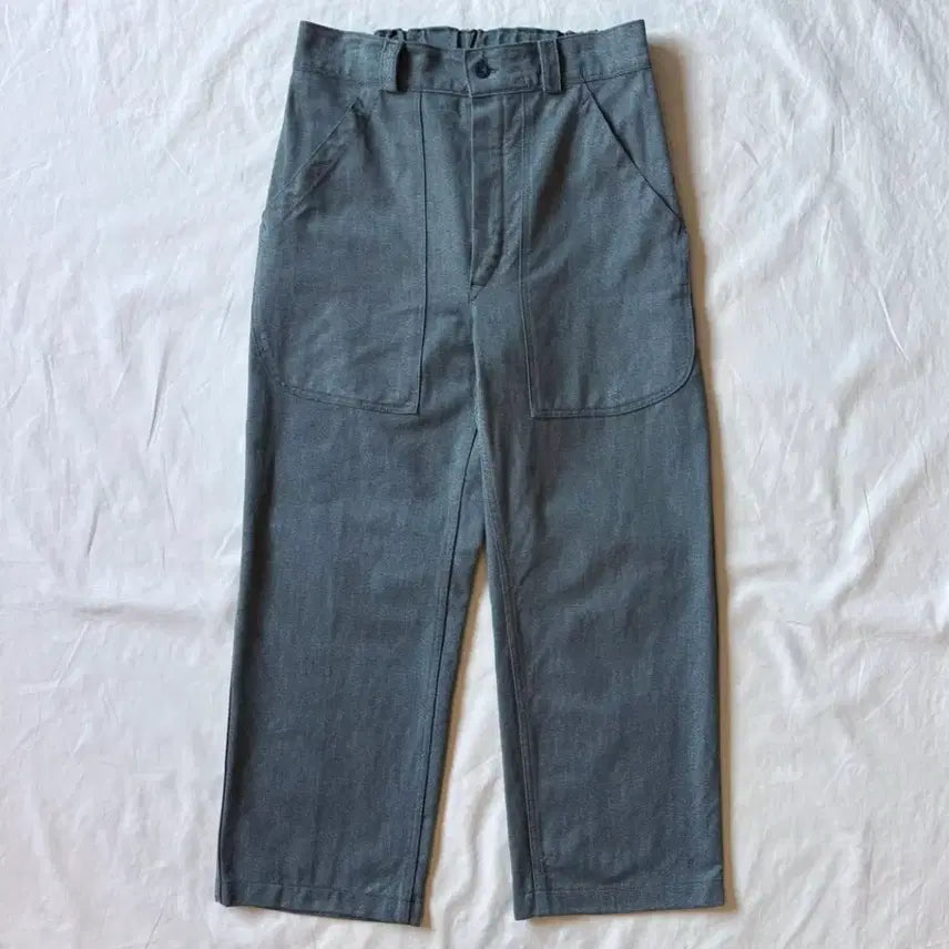 [SOLD OUT] [31-35] 데드스탁 80s Swiss Army 데님 워크 팬츠