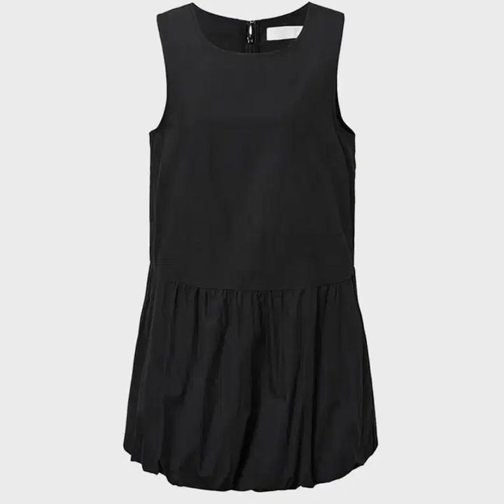 [BUNJANG] Amomento Volume Mini Dress Black / 아모멘토 볼륨 미니 드레스