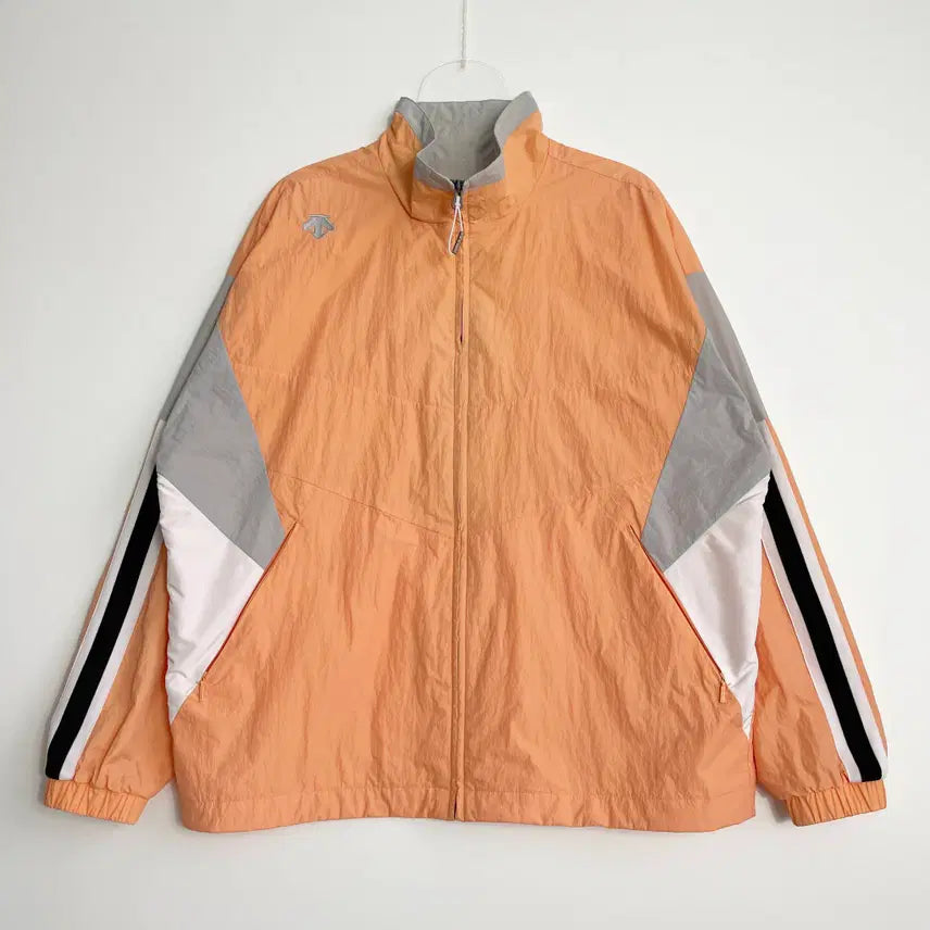 [BUNJANG] Descente Windbreaker Jacket Orange Size 100 / F1 데상트 바람막이 자켓 오렌지 100사이즈